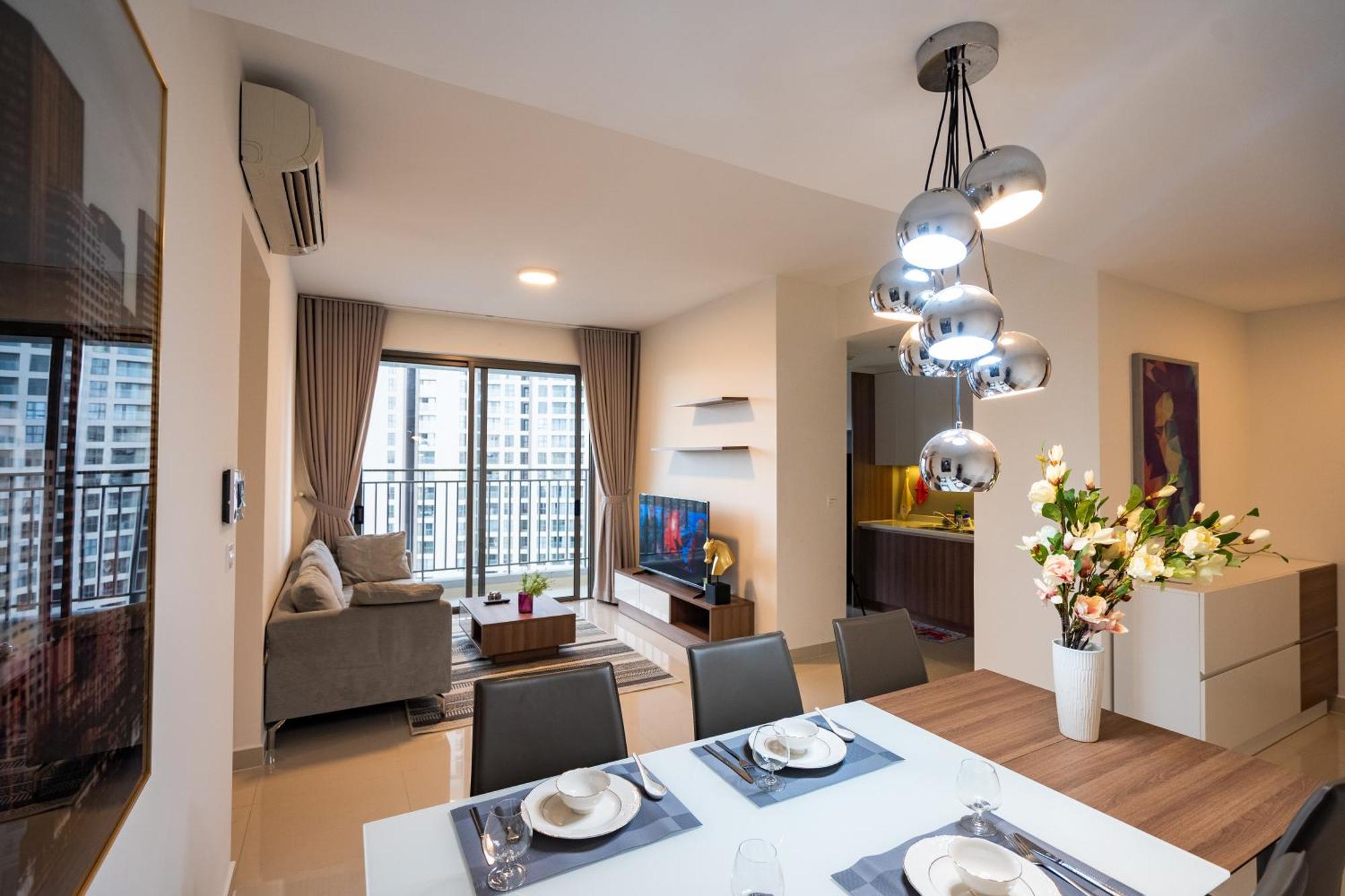 Central Business District Rivergate Apartment - Free Pickup & Pool Ho Si Minh-város Kültér fotó